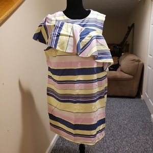 ASOS Multi Colored Striped Dress size 14
